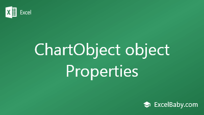 ChartObject object Properties