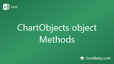 ChartObjects object Methods