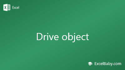 Drive object