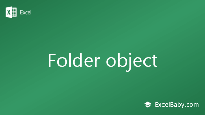 Folder object
