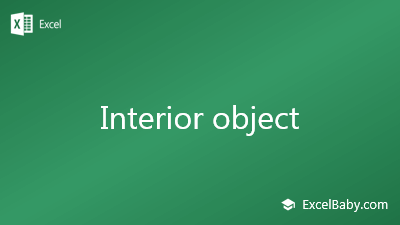 Interior object