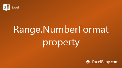 Нельзя установить свойство numberformat класса range 1с 8