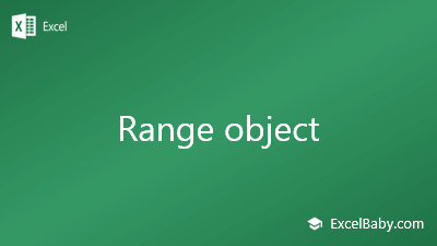 Range object