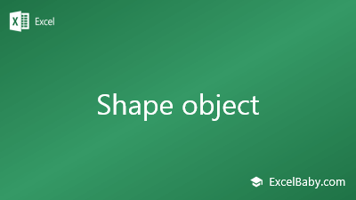 Shape object