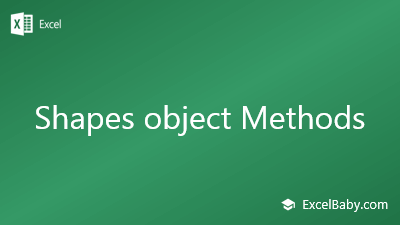 Shapes object Methods
