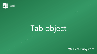 Tab object