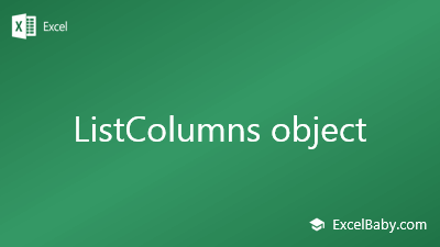 ListColumns object
