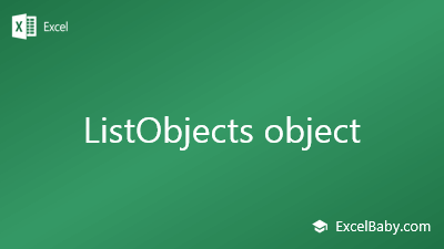 ListObjects object
