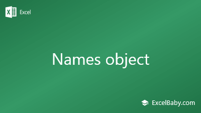 Names object