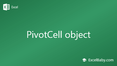 PivotCell object