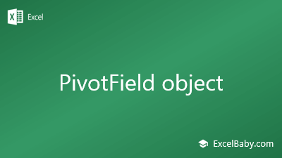 PivotField object