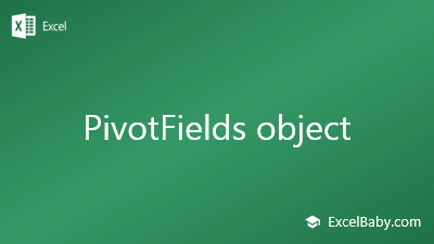PivotFields object