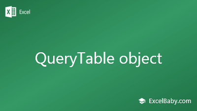 QueryTable object