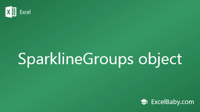 SparklineGroups object