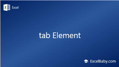 tab html element