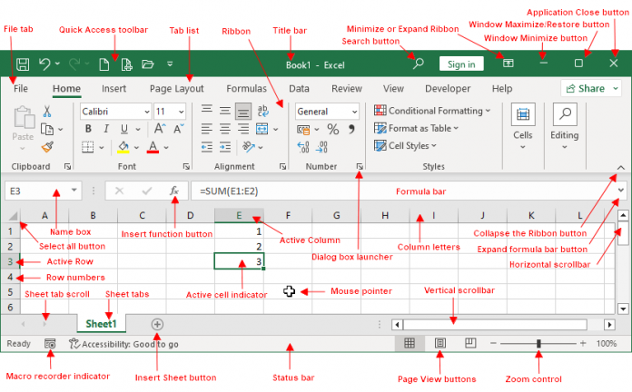 how to create a user interface form in excel