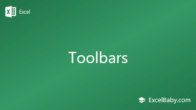 Toolbars