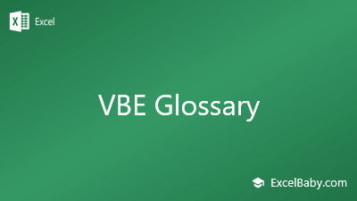 VBE Glossary